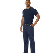 This lightweight FR stationwear base layer made with Tech T4™ fabric is designed with the features and performance you love plus the FR protection you need.  More protection. More benefits. More comfort. This lightweight FR stationwear base layer made with Tech T4™ fabric serves you better than cotton t-shirts with enhanced seam strength and fire service-specific features. Durable, comfortable, and cool. We've got you covered. Athletic, tapered fit. Ribbed-knit collar.