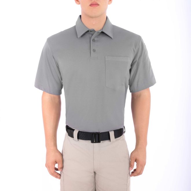 Blauer BiComponent Polo Shirt with Pocket (8131-3) | The Fire Center | Fuego Fire Center | Store | FIREFIGHTER GEAR | FREE SHIPPING | Our unique bicomponent fabric combines the comfort of cotton on the inside with no-fade polyester on the outside. Chest pocket and double pen pocket on sleeve store your gear close at hand.