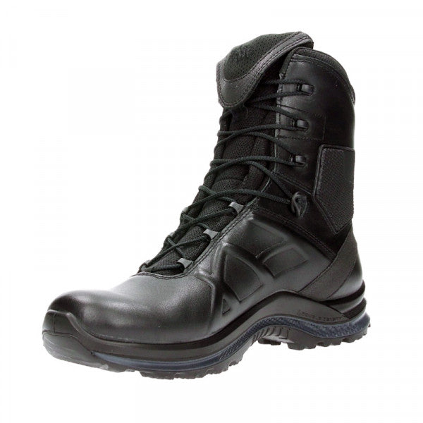 HAIX Black Eagle Tactical 2.0 GTX High (340003) | "HAIX Black Eagle Tactical 2.0 GTX High" Boot height in inches 8 inches Color Black Conductivity Anti-static Fastener 2 zone lacing Gender Male Inner liner GORE-TEX® Item number 340003 Primary use Law enforcement Product type Factory firsts Safety toe