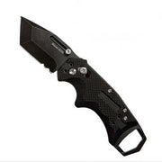 Blauer Raider Folding Knife (KN1008) | The Fire Center | Fuego Fire Center | Store | FIREFIGHTER GEAR | A G10 handle and AUS8 Stainless Steel blade combine with positive-lock thumb control to make the Raider Folding Knife a rugged, dependable carry option.