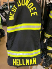 Personalized Firefighter Name Tag Panel | Fuego Fire Center | The Fire Center | Firefighter Gear