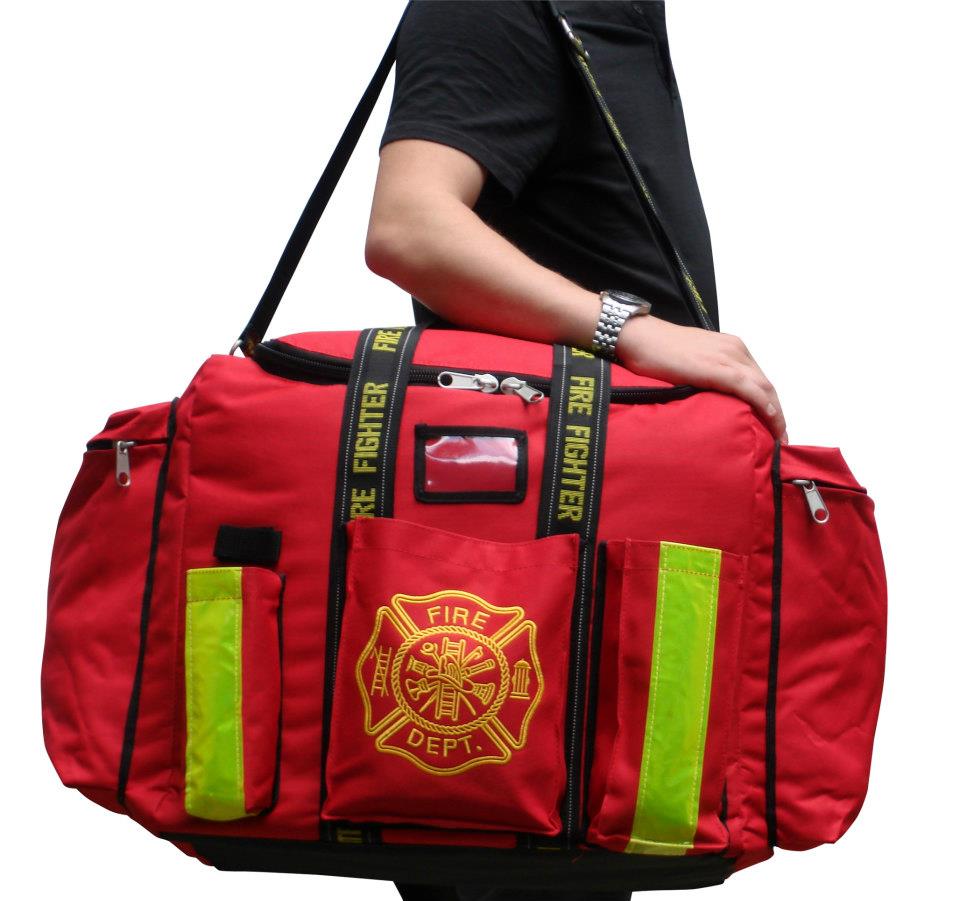 fireman gear bag LXFB20 Premium Padded Step-In Turnout Gear Bag by gearbags