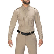 Blauer FlexRS Long Sleeve SuperShirt (8671) | The Fire Center | Fuego Fire Center | firefighter Gear | FlexRS™ material makes our fan-favorite SuperShirt® even better, with enhanced breathability, the durability of our proprietary low-profile ripstop material with a durable water repellent coating, and the professional appearance of a regular patrol uniform.