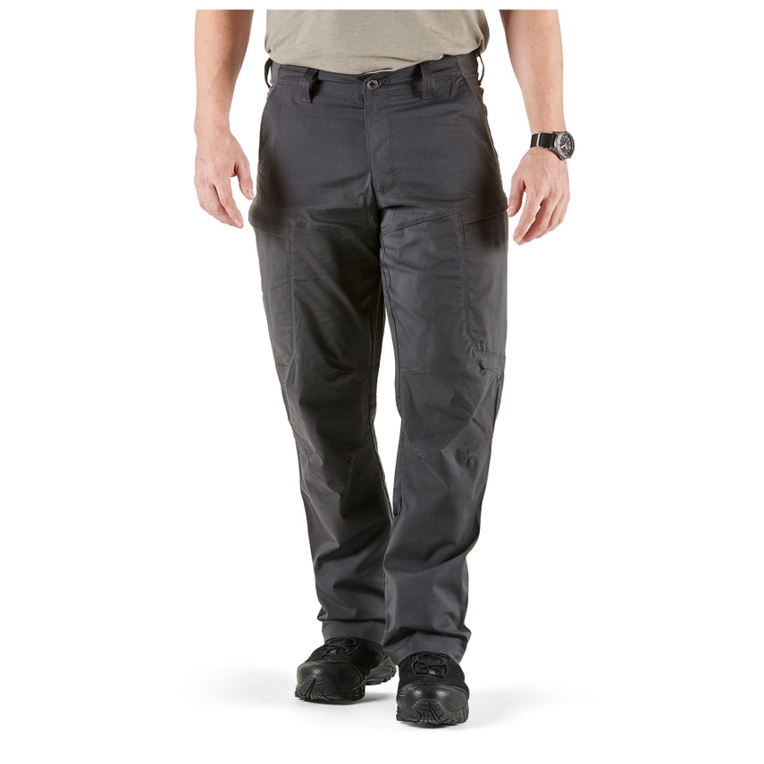 5.11 Tactical APEX™ Pant (74434) | The Fire Center | The Fire Store | Store | Fuego Fire Center | Firefighter Gear | Flexible and functional, the Apex Pant sets the standard for speed and versatility with 5.11®’s Flex-Tac® mechanical stretch canvas. Featuring a comfort waistband, an internal flex cuff pocket, hidden handcuff key pocket, zippered thigh pockets with internal magazine storage, and deep, reinforced main pockets, the Apex Pant is made for action. 