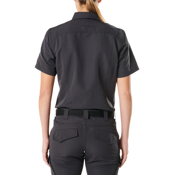 5.11 (61314) Rear view highlighting lightweight fit and structured uniform cut.