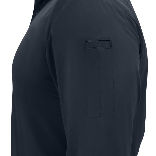 Sleeve pen pockets on Blauer Performance Polo Shirt (8127)\ The Fire Center