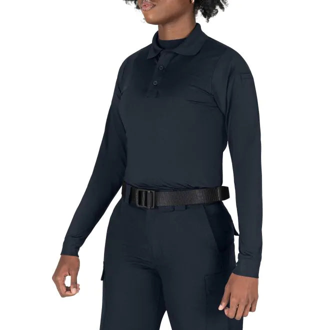 Blauer Women's Performance Polo Long Sleeve Shirt (8127W)