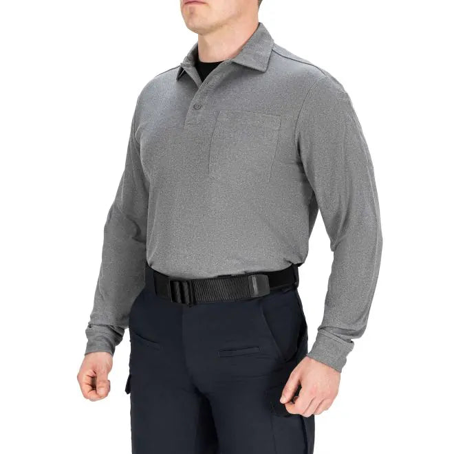 Blauer LS Bicomponent Polo Shirt with Pocket (8166)