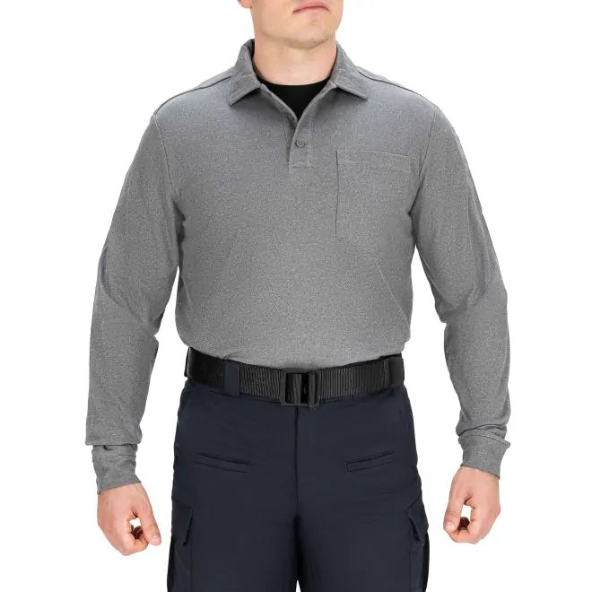 Blauer LS Bicomponent Polo Shirt with Pocket (8166)