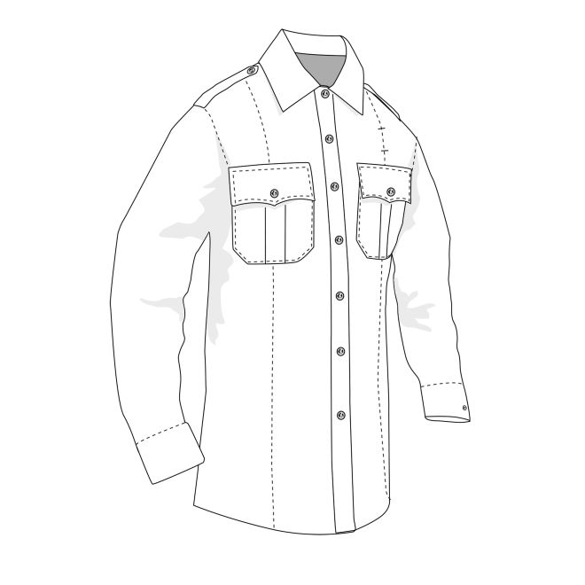 Blauer FlexPro™ Long Sleeve Shirt (8600W)