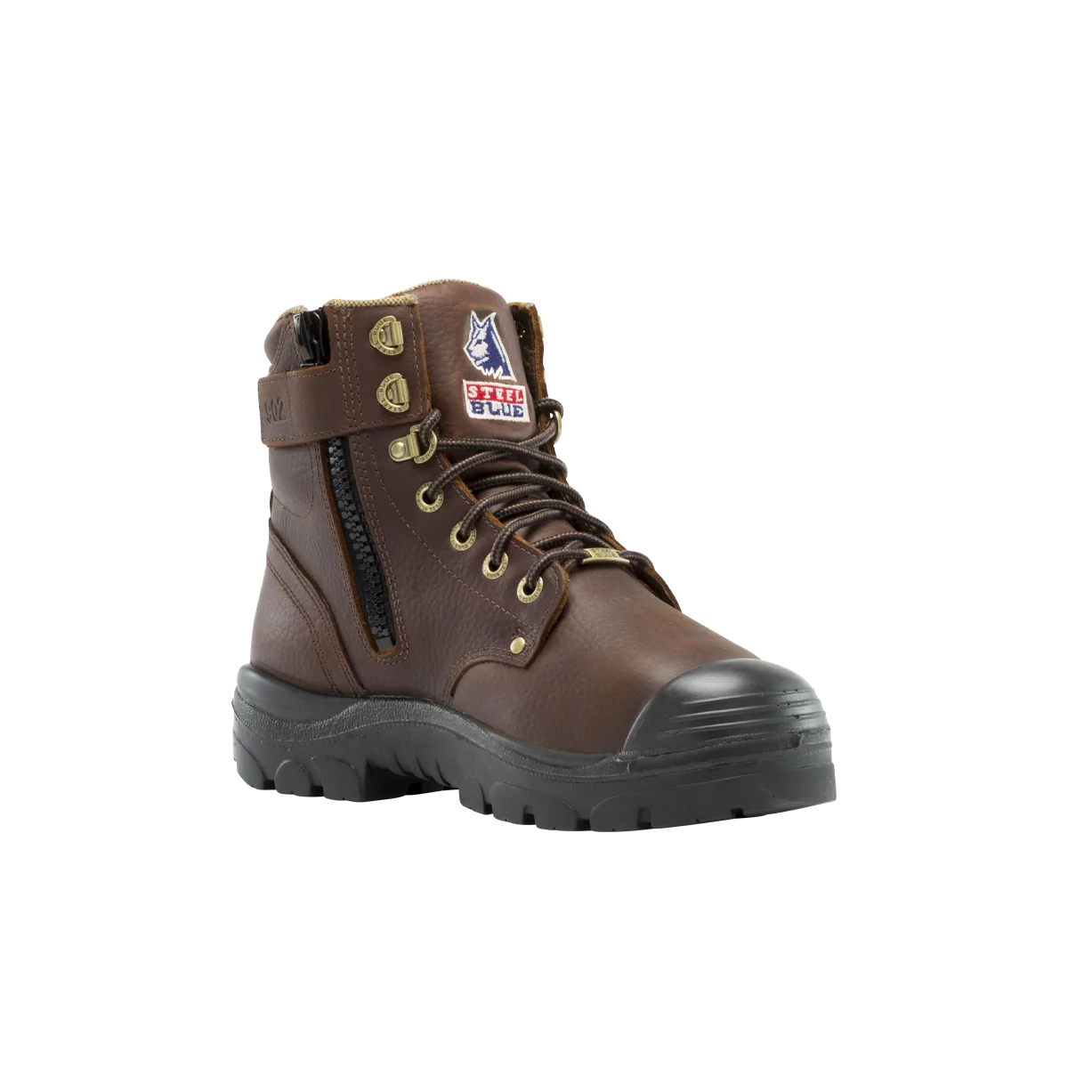 Steel Blue 6" Argyle Side Zip: MetGuard w/ Bump Cap Boots (862902)