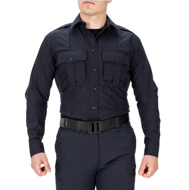 Blauer Polyester LS Supershirt® (8670)