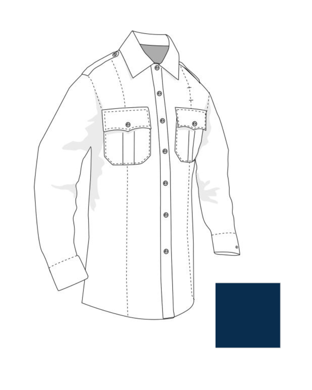 Blauer FlexPro™ Long Sleeve Shirt (8600)
