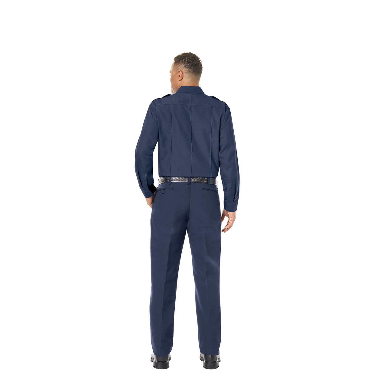 Workrite Men's Non-FR 100% Cotton Classic Long Sleeve Fire Chief Shirt (FCS0)