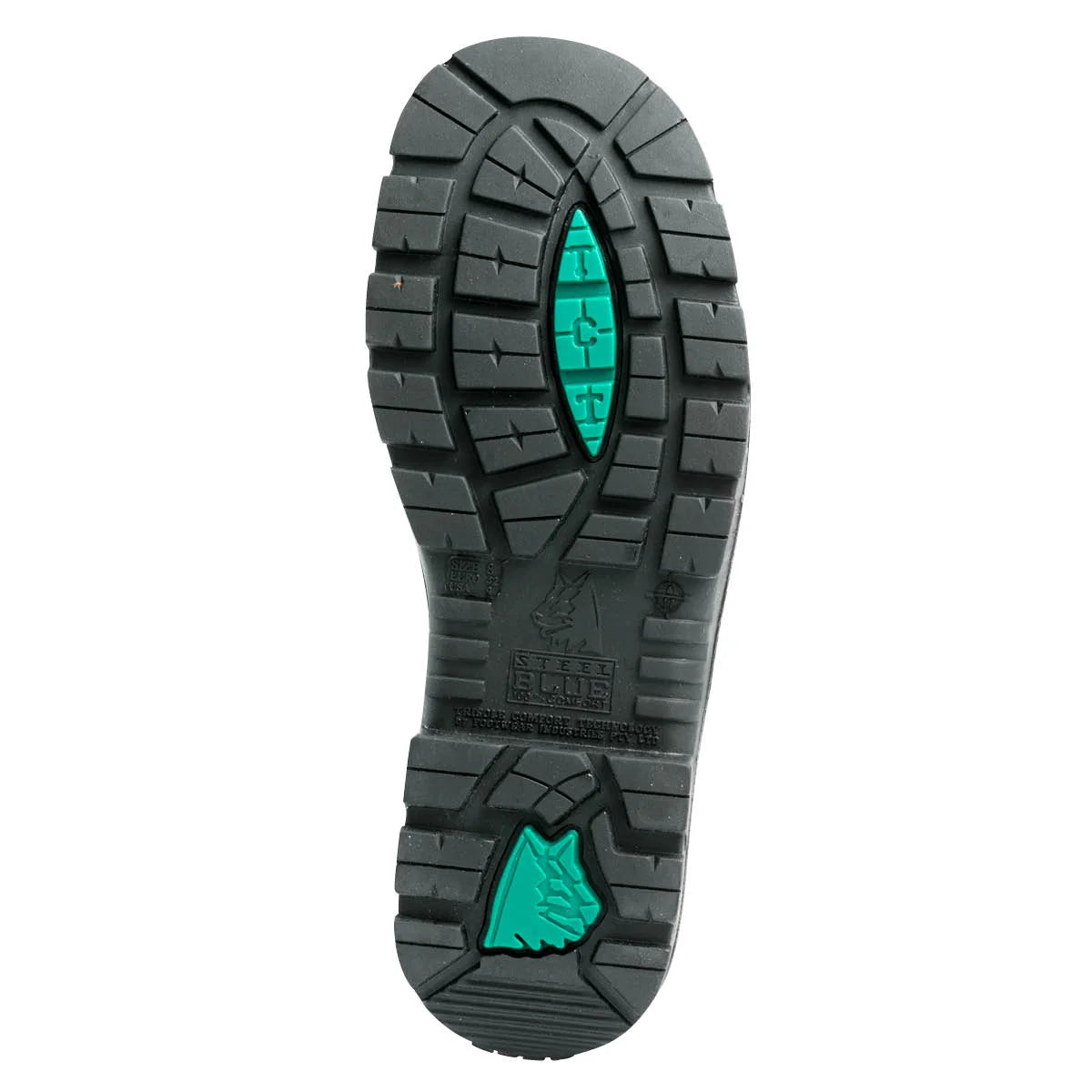 Steel Blue 6" Argyle Side Zip: MetGuard w/ Bump Cap Boots (862902)