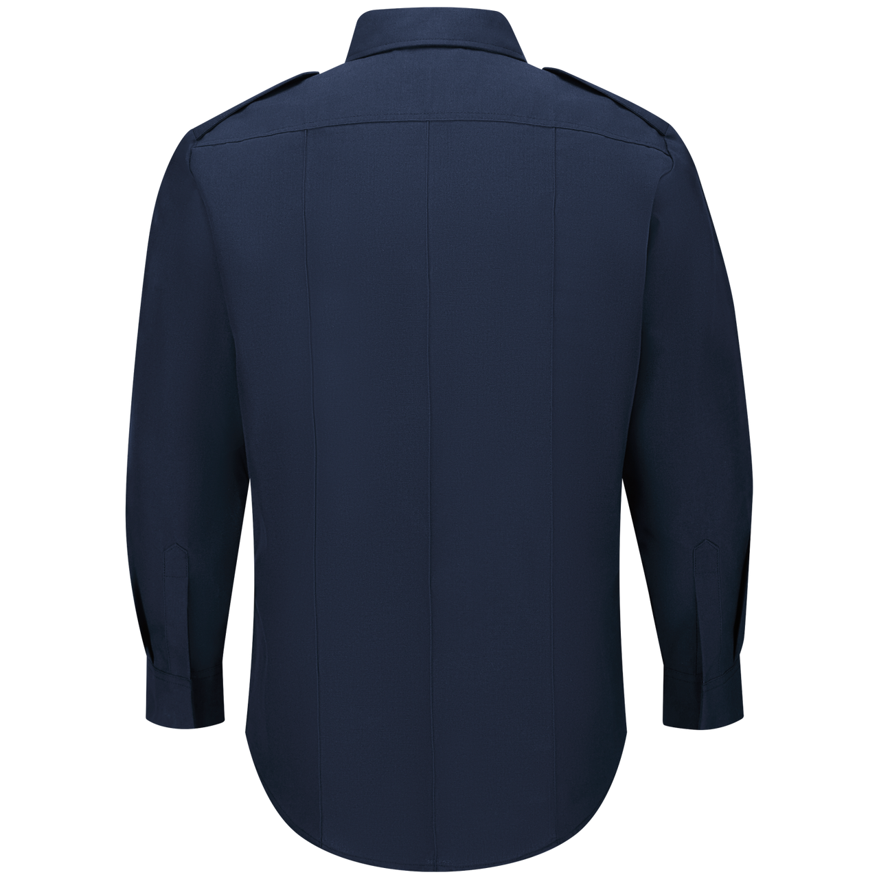 Workrite Men's Classic Long Sleeve Fire Chief Shirt (FSC4) | The Fire Center | Fuego Fire Center | Store | FIREFIGHTER GEAR | FREE SHIPPING | Made with durable, flame-resistant Nomex® IIIA fabric and autoclaved with our proprietary PerfectPress® process to give you a professional appearance that lasts. Lined, banded collars support collar brass. Double-needle stitching reinforces front placket. 