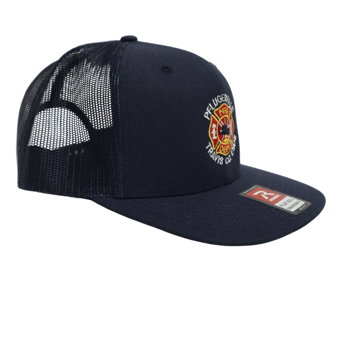 Pflugerville | Richardson Flat Bill Cap with Embroidery (511)