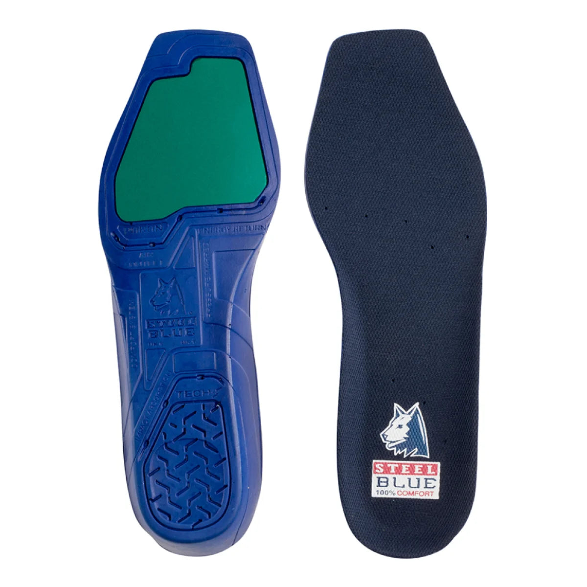 Steel Blue Blue Heeler Square Toe Insole