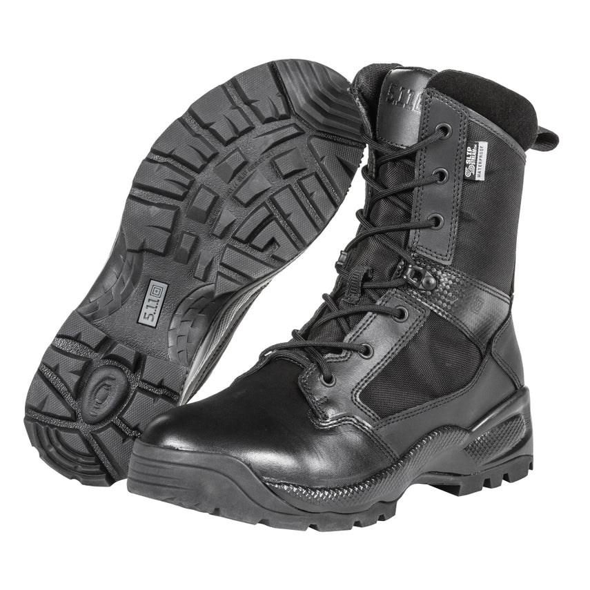 5.11 Tactical A.T.A.C.® 2.0 8" Storm Boot (12392) | The Fire Center | The Fire Store | Store | FREE SHIPPING | The boot worn by the world’s leading public safety personnel in a 8” height with 5.11’s SlipStream™ waterproof/breathable and bloodborne pathogen resistant membrane, the 5.11® A.T.A.C. 2.0. It’s lighter and more comfortable, yet maintains its reputation for toughness and durability