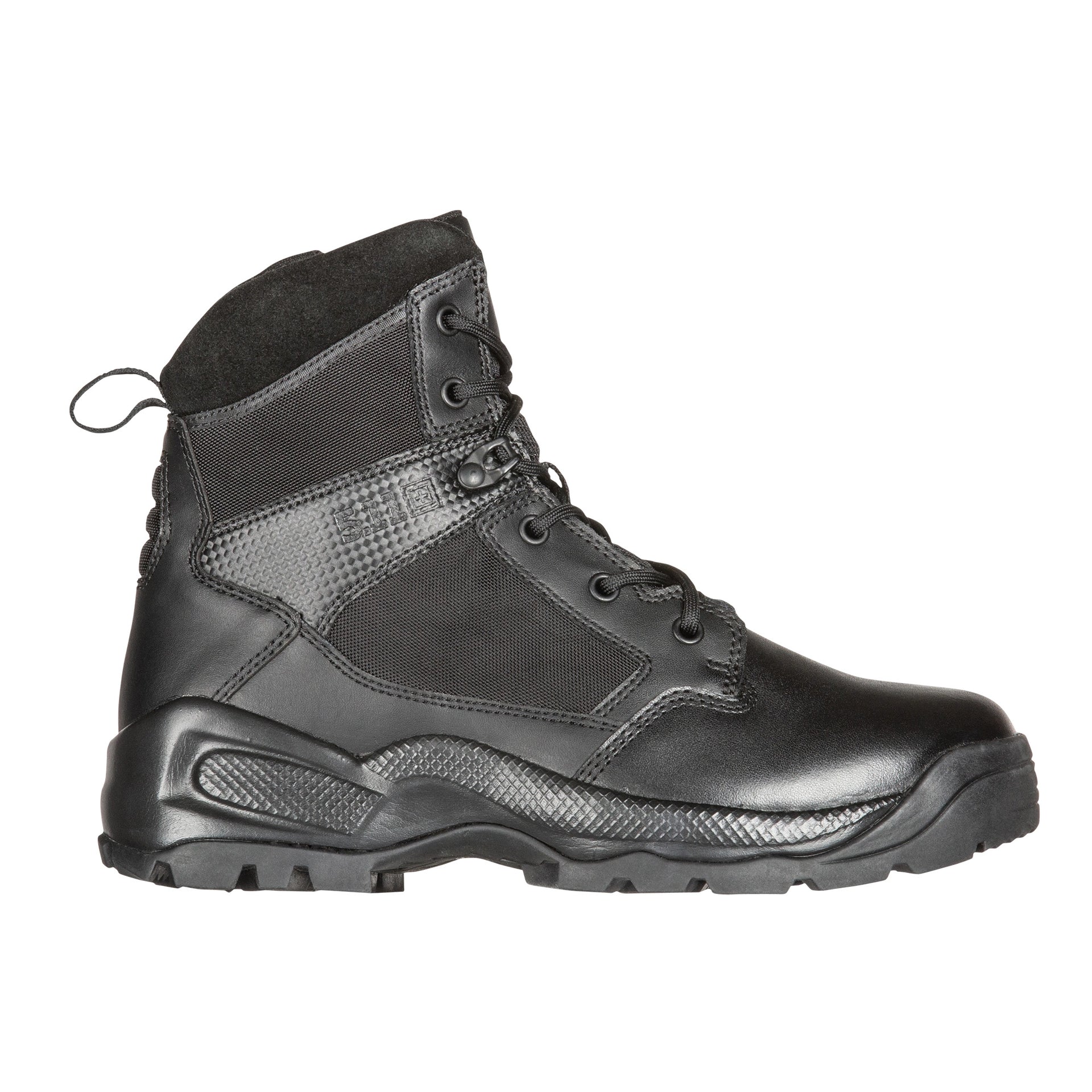 5.11 Tactical A.T.A.C.® 2.0 6" Side Zip Boot (12394) | The Fire Center | Fuego Fire Center | Firefighter Gear | The Fire Store | The boot worn by the world’s leading public safety personnel in a 6" height, the 5.11® A.T.A.C. 2.0. It’s lighter and more comfortable, yet maintains its reputation for toughness and durability. 