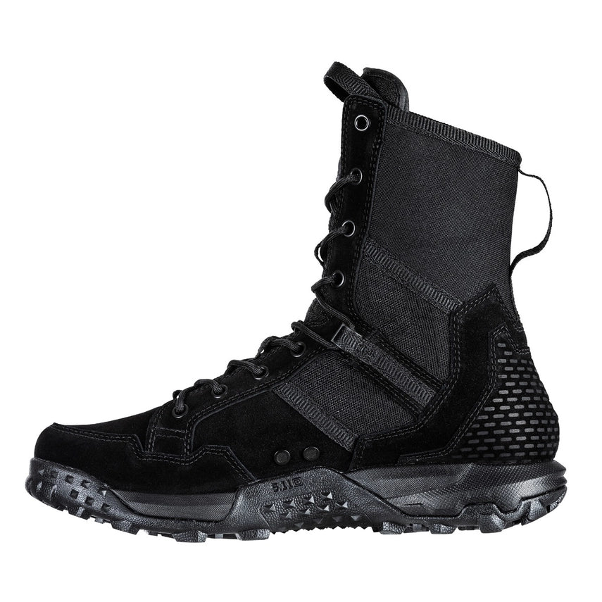 5.11 Tactical A/T 8" Non-Zip Boot (12422) | FREE SHIPPING | The 8 in. 5.11 A/T is a performance boot built from the sole up to increase performance. The All Terrain Load Assistance System (A.T.L.A.S.) is a force multiplier for those who carry heavy weight on long shifts. These boots were developed to work with your "work weight"