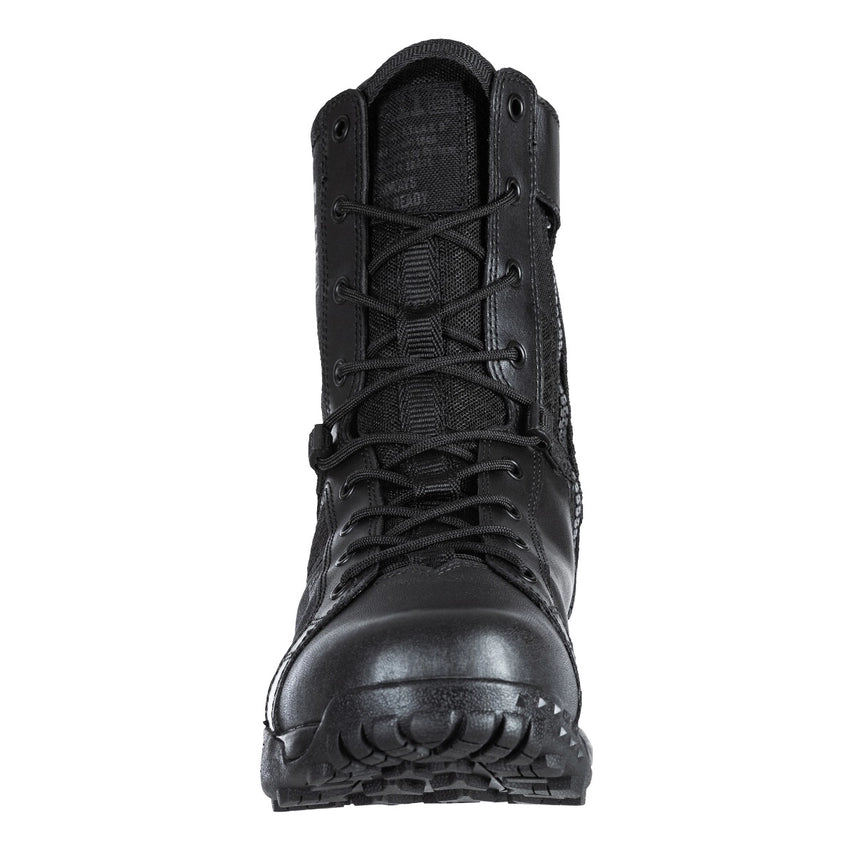 5.11 Tactical A/T 8" Side Zip Boot (12431) | The Fire Center | The Fire Store | Store | FREE SHIPPING | The 5.11 A/T 8” Side Zip is a performance boot built from the sole up to increase performance. The All Terrain Load Assistance System (A.T.L.A.S.) is a force multiplier for those who carry heavy weight on long shifts. The boots were developed to work with your "work weight"