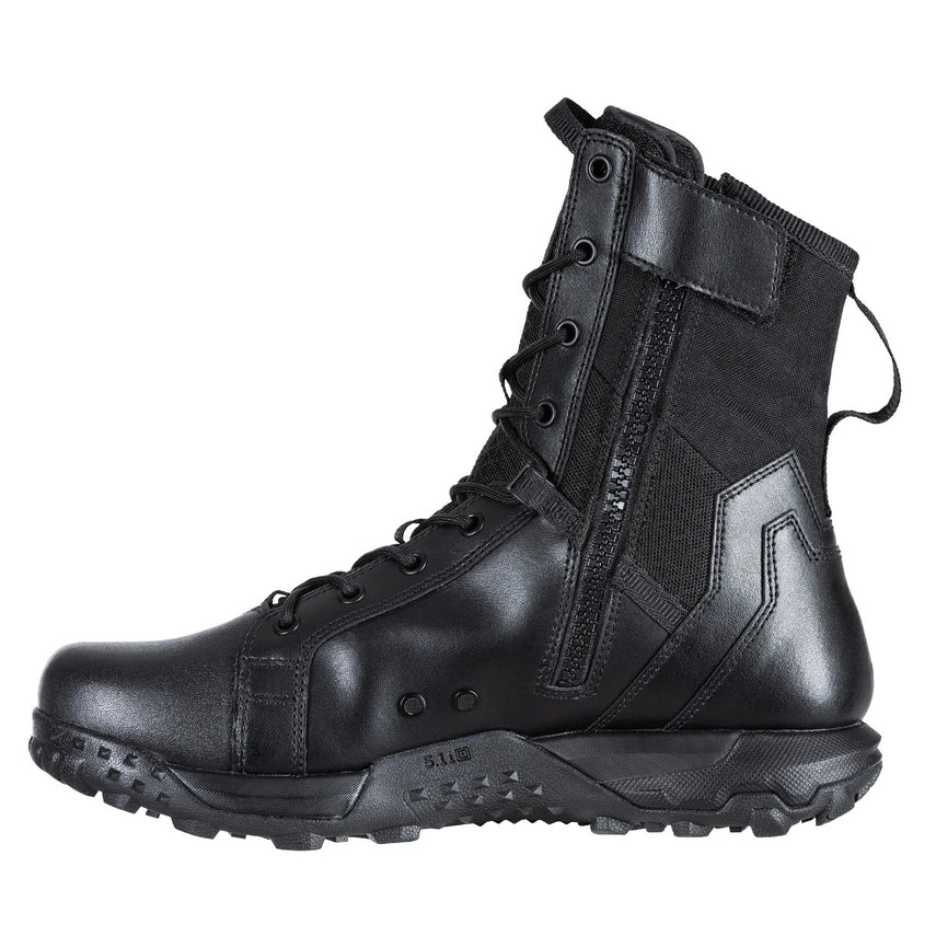 5.11 Tactical A/T 8" Side Zip Boot (12431) | The Fire Center | The Fire Store | Store | FREE SHIPPING | The 5.11 A/T 8” Side Zip is a performance boot built from the sole up to increase performance. The All Terrain Load Assistance System (A.T.L.A.S.) is a force multiplier for those who carry heavy weight on long shifts. The boots were developed to work with your "work weight"