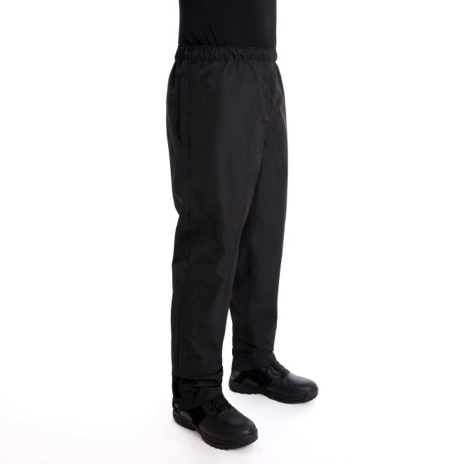 Blauer B.Dry Rain Pants (134) | The Fire Center | Fuego Fire Center | Store | FIREFIGHTER GEAR | FREE SHIPPING | Our lightweight rain pants will keep you dry and comfortable. Available in black or in Hi-Vis version certified to ANSI 107: 2015 Type P Class E for daytime and nighttime visibility. Boot cut pattern and elasticized waistband for optimal appearance and fit. Side openings provide access to uniform pockets.