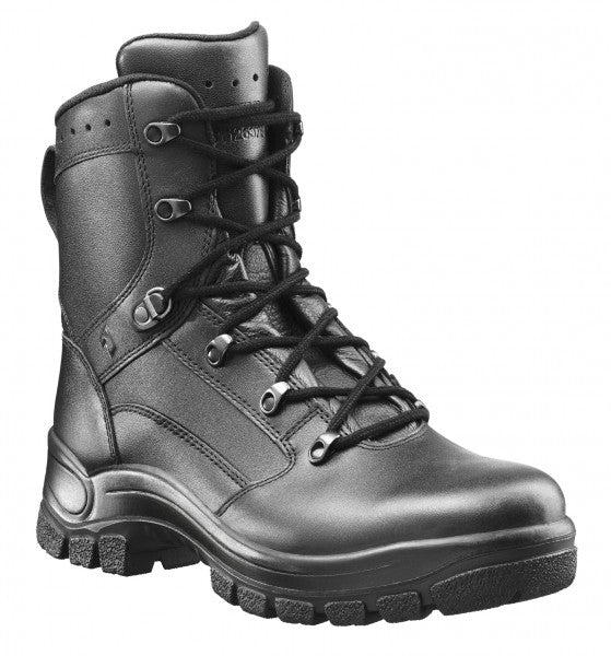 HAIX Airpower P7 High (206215) | Free Shipping | "HAIX Airpower P7 High" Boot height in inches 9 inches Color Black Conductivity Anti-static Fastener 2 zone lacing Gender Male Inner liner CROSSTECH® Item number 206215 Primary use Law enforcement Product type Factory firsts Safety toe No safety toe Shank TPU + fiberglass shank Sole AIRPOWER® 014