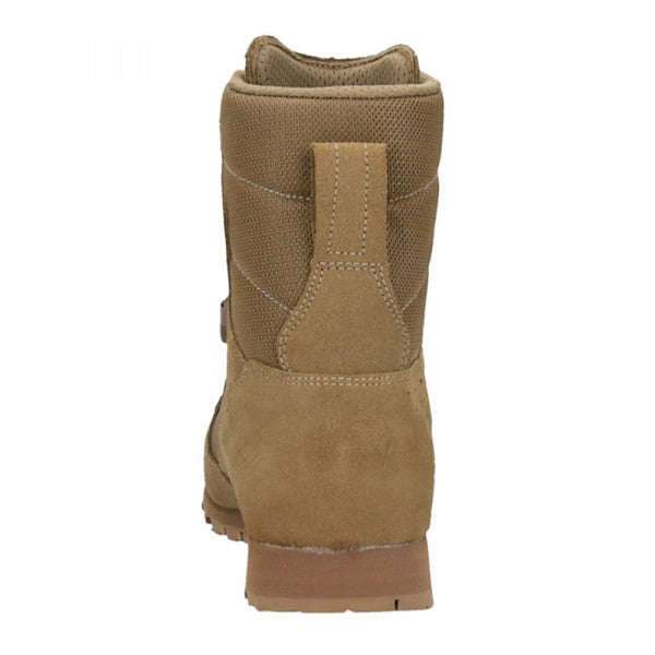 HAIX Combat Hero (206272) | Free Shipping | "HAIX Combat Hero" Boot height in inches 8 inches Color Coyote Conductivity Anti-static Fastener 2 zone lacing Gender Male Inner liner Textile Item number 206272 Primary use Military Product type Factory firsts Safety toe No safety toe Shank TPU R3000 Technologies 2-Zone Lacing, Absorption, Anti Slip