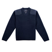 Blauer Fleece-Lined V-Neck Sweater (225) | The Fire Center | Fuego Fire Center | Store | FIREFIGHTER GEAR | Our most technological sweater blends a low pill acrylic and wool sweater face with a bonded micro fleece lining, making it the warmest, most wind-resistant, durable and comfortable mid layer on the market. 