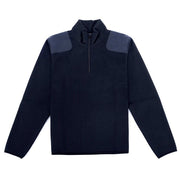 Blauer Fleece-Lined Zip Sweater (228) | The Fire Center | Fuego Fire Center | Store | FIREFIGHTER GEAR | FREE SHIPPING | This high tech quarter-zip sweater blends our low pill acrylic and wool sweater face with a bonded micro fleece lining. It's the warmest, most wind-resistant, durable and comfortable mid layer on the market. 