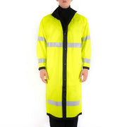 Blauer Reversible Raincoat (26990) | The Fire Center | Fuego Fire Center | Store | FIREFIGHTER GEAR |Not many jackets weigh less than this lightweight, hi-tech, single-layer waterproof, breathable reversible rainwear. ANSI 107-2020 Type P Class 3 high visibility jacket is waterproof, bright, and durable to wear and fading. 