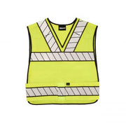 Blauer Breakaway Safety Vest (339) | FREE SHIPPING | Popular pull over style safety vest is specially made for use over uniform shirt or winter outerwear - just drop over head and fasten at the sides. Certified to ANSI 107 Type P Class 2.