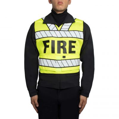 Blauer Breakaway Safety Vest (339) | FREE SHIPPING | Popular pull over style safety vest is specially made for use over uniform shirt or winter outerwear - just drop over head and fasten at the sides. Certified to ANSI 107 Type P Class 2.