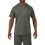 5.11 Tactical Utility PT Shirt (41017) | The Fire Center | Fuego Fire Center | An efficient, effective PT shirt for any climate or setting, made to maximize your training regimen. Crafted from a lightweight, breathable fabric, the Utility PT Shirt features an odor control, moisture-wicking finish, raglan sleeves, and fully gusseted underarms. 