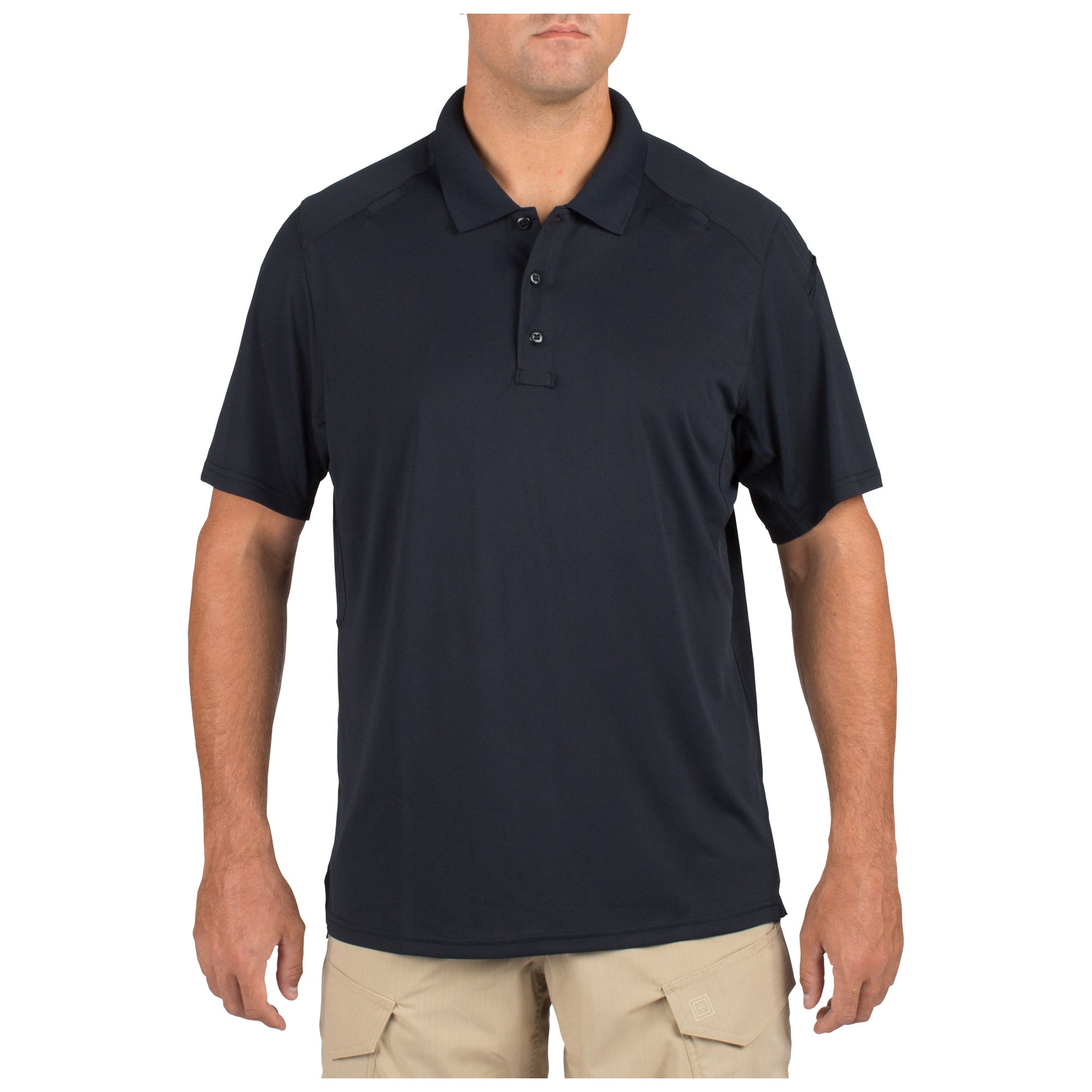 5.11 Tactical Helios Short Sleeve Polo (41192) | The Fire Center | Fuego Fire Center | Firefighter Gear | Built from snag-resistant knit fabric, the Helios Short Sleeve Polo is moisture wicking, quick-drying, and anti-odor; all of which means you’ll stay nice and cool when the weather gets hot and sticky.