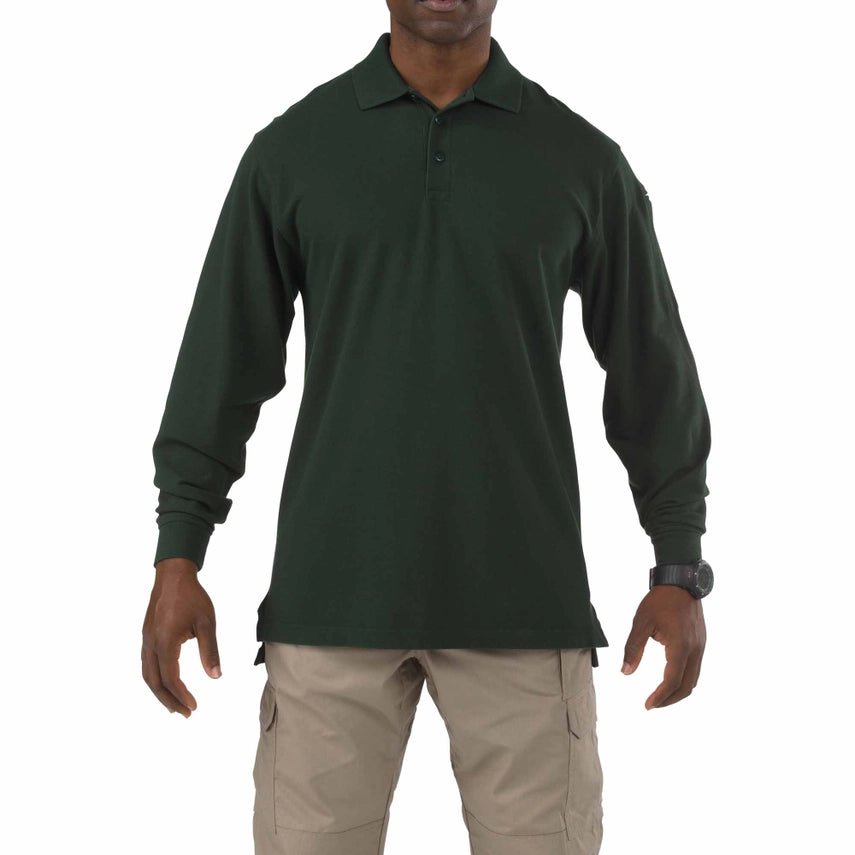 5.11 Tactical Professional Long Sleeve Polo (42056) | The Fire Center | The Fire Store | Store | FREE SHIPPING | 5.11® Professional Polo long sleeve shirts are a consistent favorite among law enforcement and military professionals worldwide. Also available in Short Sleeve. Traditional three button placket No Roll Collar with flexible collar stays