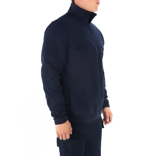 The Fire Store | Fuego Fire Center | Firefighter Gear | free shipping |  Blauer Job Shirt (4630X) |  Our 4 way stretch Cotton blend job shirt has a warm (but not sticky) terrycloth lining making it the most comfortable working mid layer available. Durable fade-resistant cotton-rich knit will hold up to the rigors of the job.