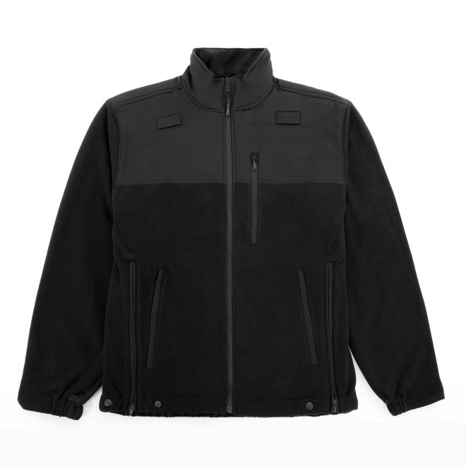 Blauer Fleece Jacket (4650) | The Fire Center | The Fire Store | Store | Fuego Fire Center | Firefighter Gear | uniform version of this classic outdoor layering fleece has dobby nylon reinforced shoulders and elbows. It is warm, quiet and comfortable, indoors or out. Highly breathable fleece will not trap your moisture vapor
