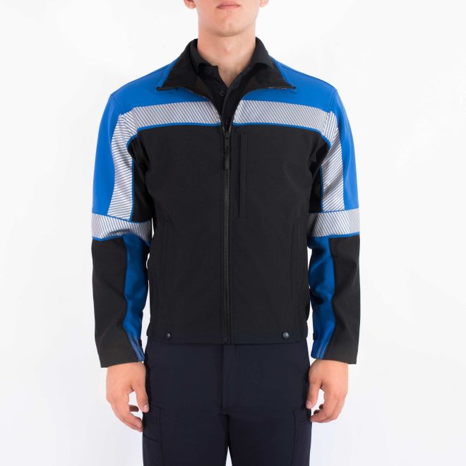 Blauer colorblock softshell fleece jacket outlet
