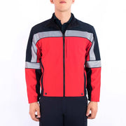Blauer Colorblock Softshell Fleece Jacket (4670) | The Fire Center | Fuego Fire Center | Store | FIREFIGHTER GEAR | FREE SHIPPING | Water and wind resistant, hi visibility, and highly breathable indoors or out. Colorblock pattern provides excellent visibility during the day. Scotchlite™ comfort trim reflective trim is bright and strikingly visible at night. Yellow version certified to ANSI 107-2020 Type P Class 3. 