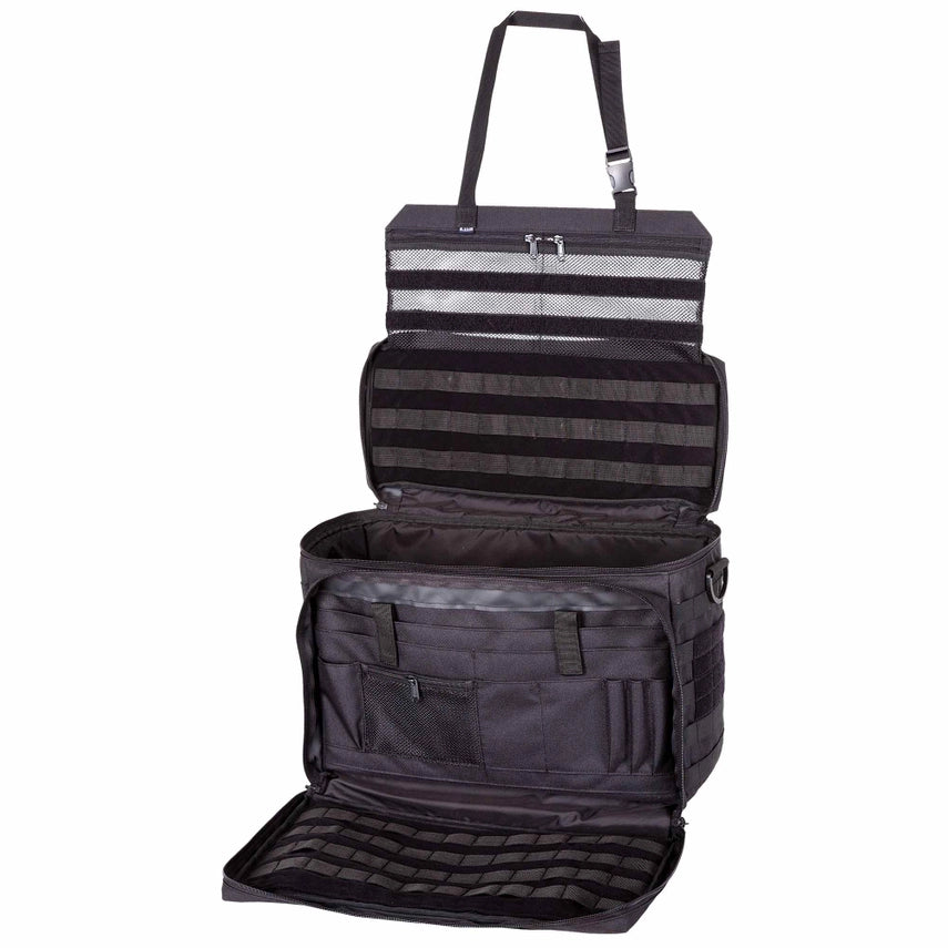 5.11 Tactical Wingman Patrol Bag™ 39L (56045) | The Fire Center | The Fire Store | Store | FREE SHIPPING | An ideal patrol partner, the Wingman is designed to ride in the the passenger seat with the upper panel fastened around the headrest, serving as an organizer, tool kit, and tactical bag