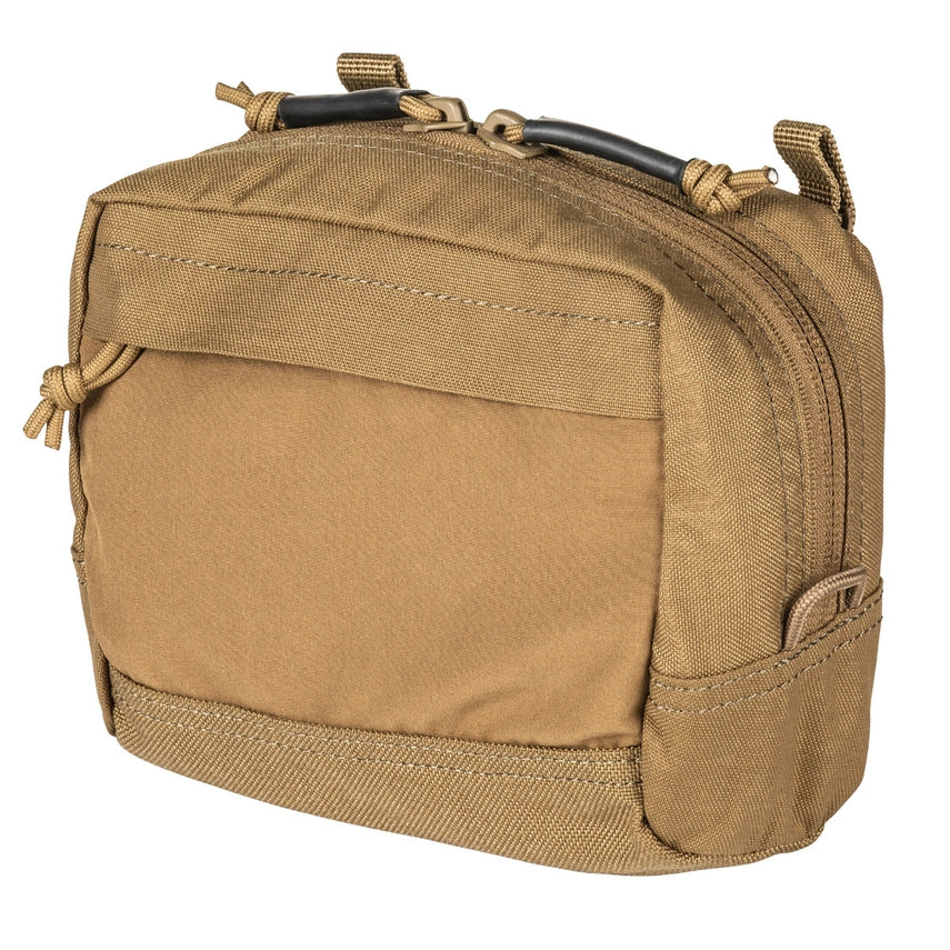 5.11 Tactical Flex Medium GP Pouch (56427) | The Fire Center | The Fire Store | Store | Roomy and versatile, the Flex Medium GP Pouch attaches to all platforms via Flex-HT™ Mounting System’s ½” webbing ladder and ¾” TPU-coated straps DIMENSIONS 5.0"H x 6.625"W x 3.0"D1.6Liters - 100 cubic inches Minimalistic, low profile and lightweight general purpose pouch
