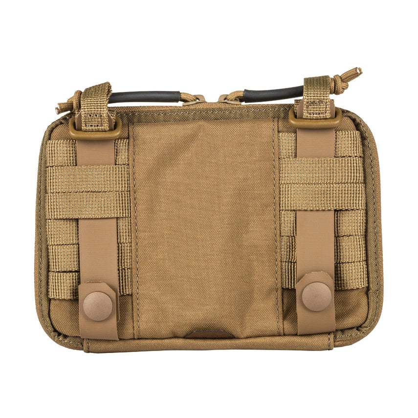 5.11 Tactical Flex Admin Pouch (56429) | The Fire Center | The Fire Store | Store |FREE SHIPPING | | The smart features of the Flex Admin Pouch let you keep the tools of your trade organized and secure. Plus, it attaches to all platforms via Flex-HT™ Mounting System’s ½” webbing ladder and ¾” TPU coated straps. DIMENSIONS 4.5"H x 6.25"W x 1.0"D