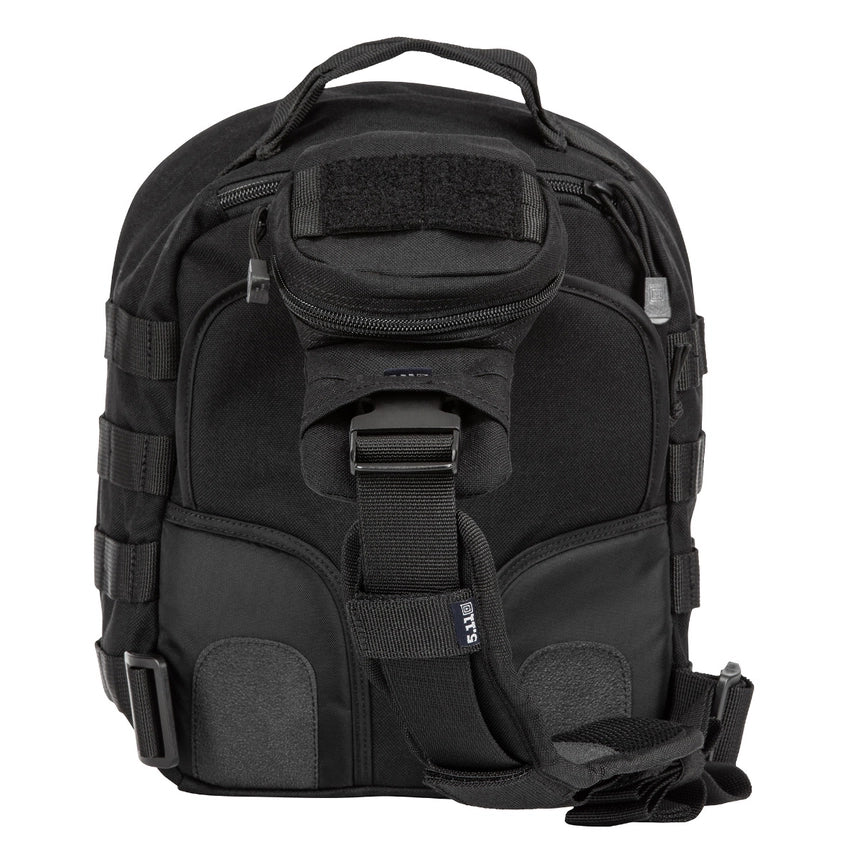 5.11 Tactical Rush MOAB™ 6 Sling Pack 11L (56963) | The Fire Center | The Fire Store | Store |FREE SHIPPING | Featuring a covert pocket at the rear sized for a sidearm, a coms pocket at the shoulder, fleece-lined sunglasses pocket, a pocket built for a 1.5 liter hydration bladder, an admin panel , an an interior compartment perfectly sized for a tablet and accessories, the MOAB is ideal for everyday needs