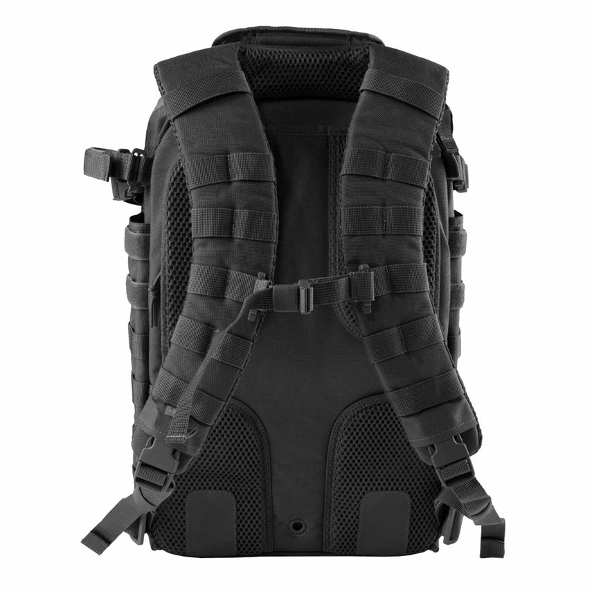 5.11 Tactical All Hazards Prime Backpack 29L (56997) | The Fire Center | The Fire Store | Store | FREE SHIPPING | The All Hazards Prime is meaner than your average bag. Designed with input from MACTAC instructors, the bag's main compartment can hold 2 ammo Mules or other equipment, while the front panel unzips 180 degrees for full access to a MOLLE - and SlickStick-compatible medical compartment