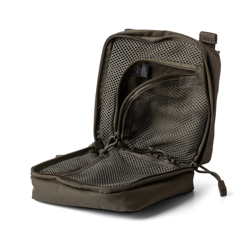 5.11 Tactical 6X6 Med Pouch (58715) | The Fire Center | The Fire Store | Store |FREE SHIPPING | The 6.6 Medic Pouch meshes seamlessly with 5.11® bags, packs, and duffels, providing a quick and efficient first aid solution for any application or environment. DIMENSIONS 6.25” H x 6.25” L x 4.25” D main compartment166 cubic inch / 3 liter total capacity