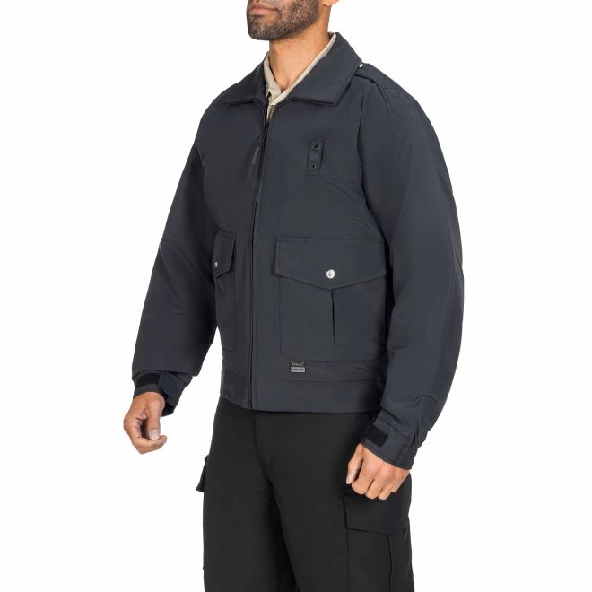Blauer B.Dry Reversible Bomber Jacket (6001) | The Fire Center | Fuego Fire Center | Store | FIREFIGHTER GEAR | FREE SHIPPING | Our lightweight reversible duty jacket is made with waterproof, windproof and breathable B DRY® fabric to keep you comfortable in bad weather and safe from surrounding traffic  Certified to ANSI 107-2020 Type P Class 3 with Scotchlite™ on the Hi-Vis side.