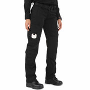 5.11 Tactical Women's EMS Pant (64301) | The Fire Center | The Fire Store | Store | FREE SHIPPING | Designed with direct feedback from EMS professionals worldwide, 5.11®'s EMS Pant is the best in the business featuring a self-adjusting waistband, fully gusseted inseam, and double-reinforced seat and knees. 65% polyester/35% cotton twill,